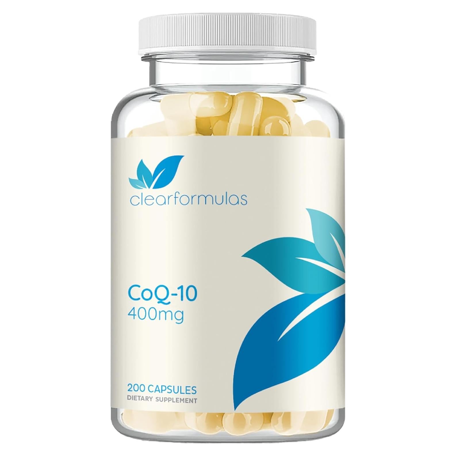Cápsulas de CoQ10 400mg ClearFormulas - Antioxidante Vegetal