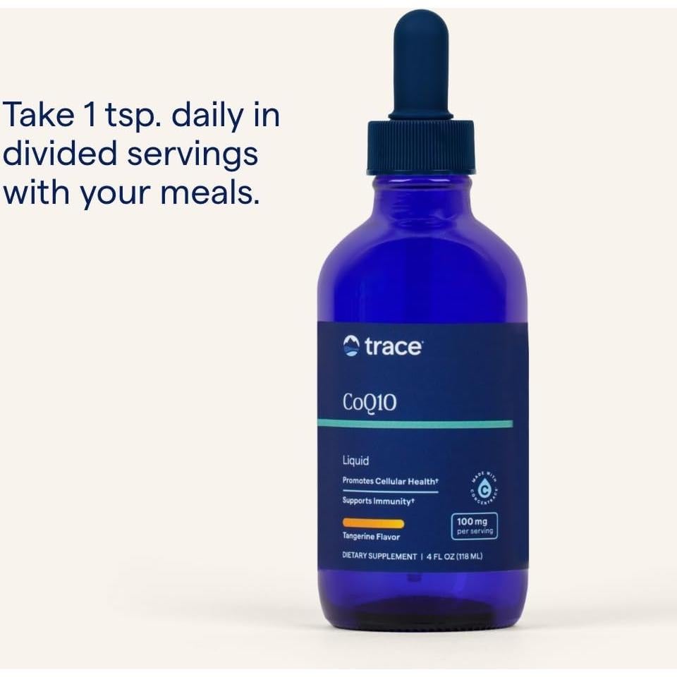 Suplemento Líquido CoQ10 Trace Minerals 120 ml - Salud Celular