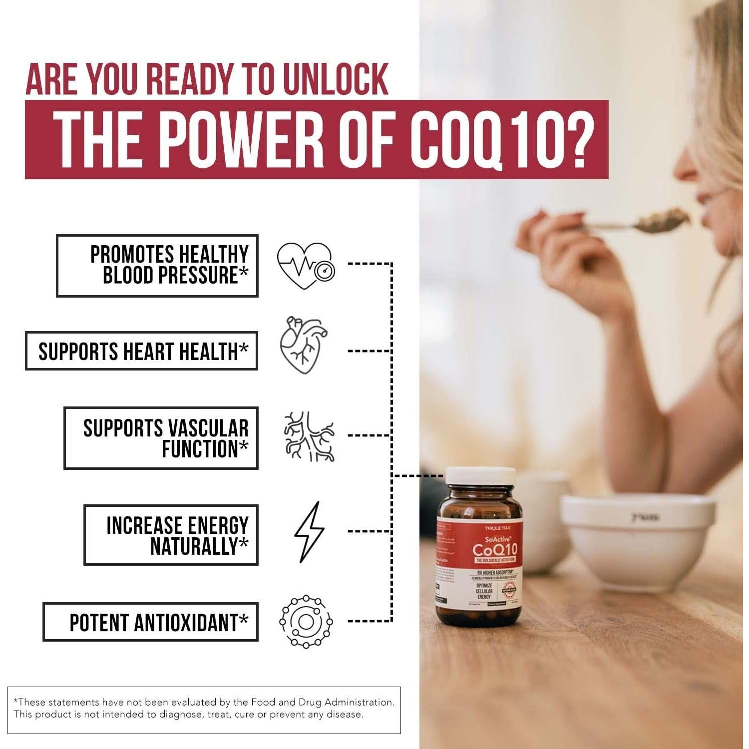 SoActive CoQ10 250 mg Fitósoma - 60 Cápsulas - Alta Absorción