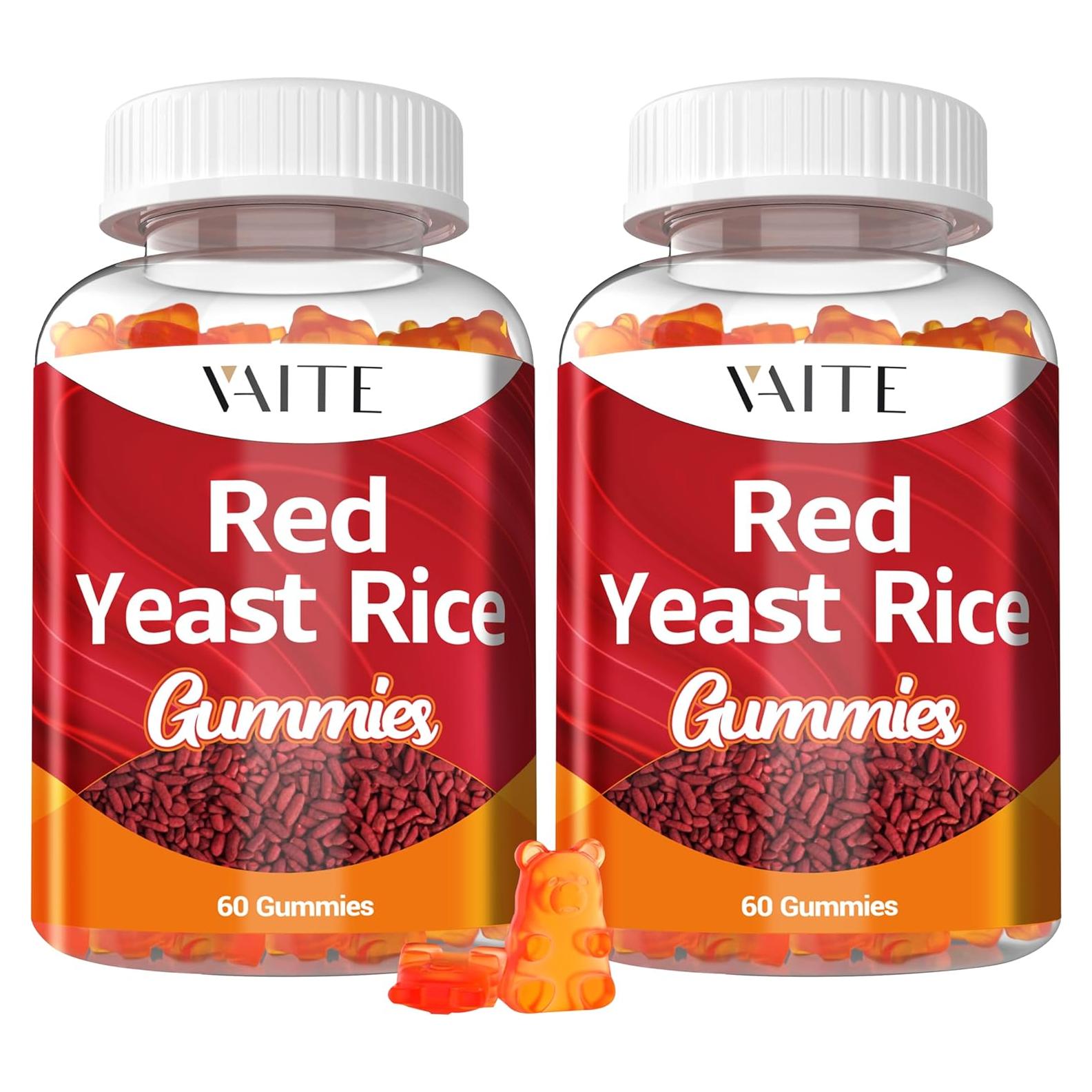 Suplemento de Arroz de Levadura Roja VAITE 1200 mg 60 Gomas