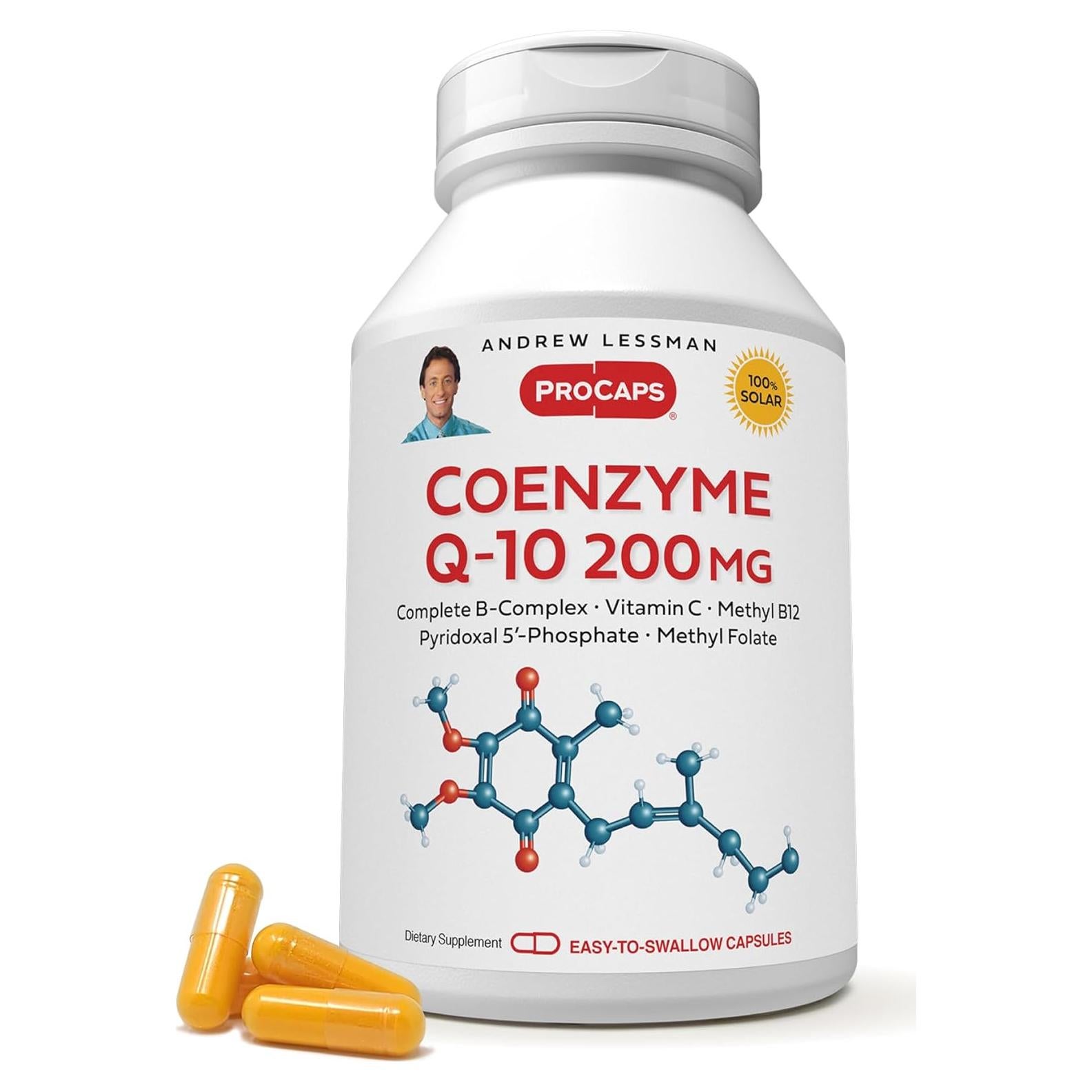 Coenzima Q-10 200 mg Andrew Lessman 60 Cápsulas Antioxidante