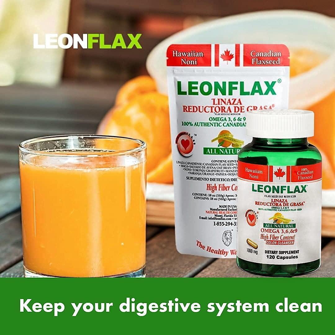 Leonflax Semilla de Lino Canadiense 510g Suplemento Digestivo