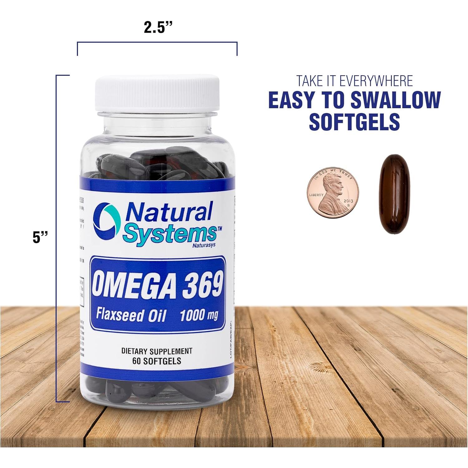 Suplemento Omega 3 6 9 Sistemas Naturales 100 Softgels
