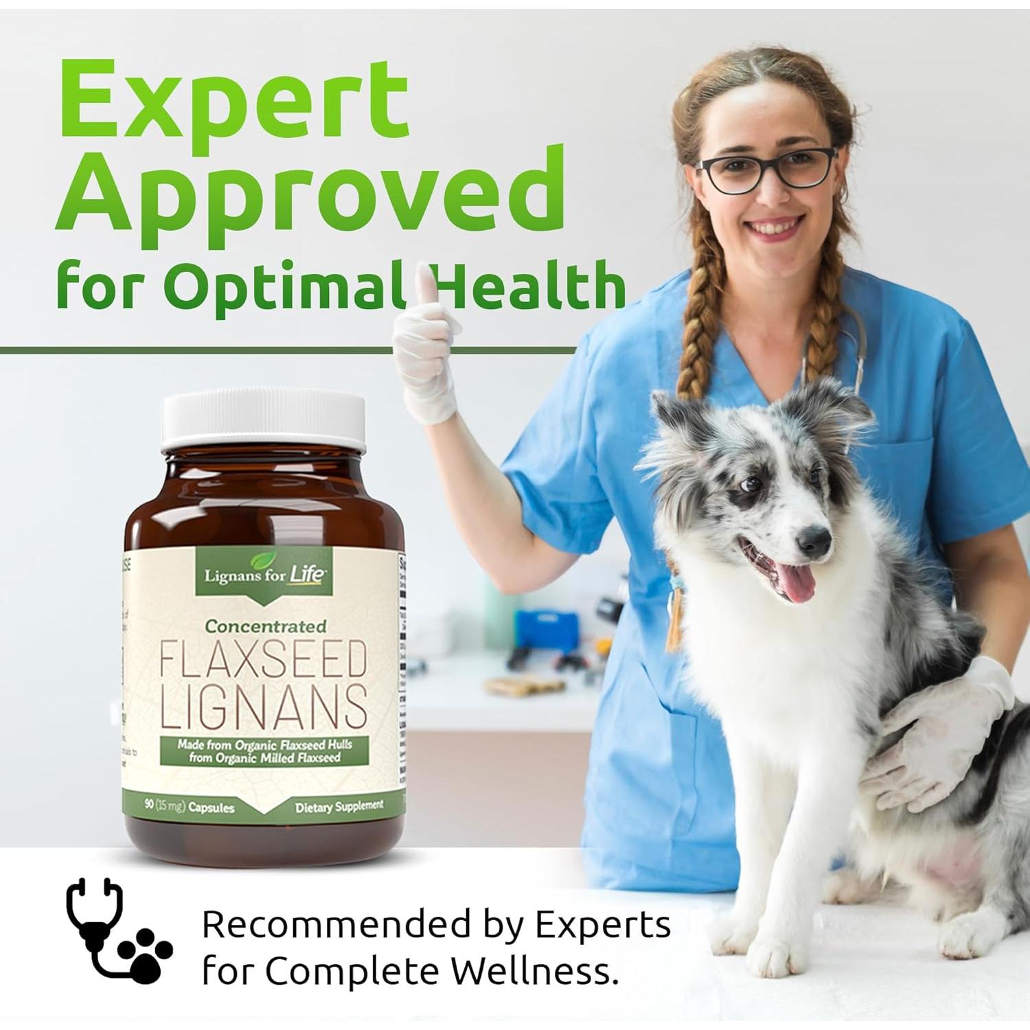 Suplemento de Semilla de Lino Orgánico Lignanos 15mg 90 Cápsulas