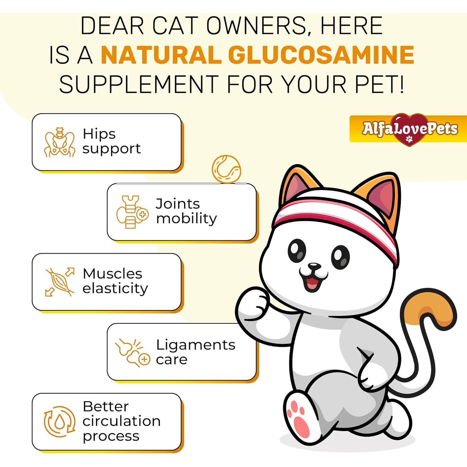 Suplemento Articular para Gatos Alfa Love Pets 56.7 g