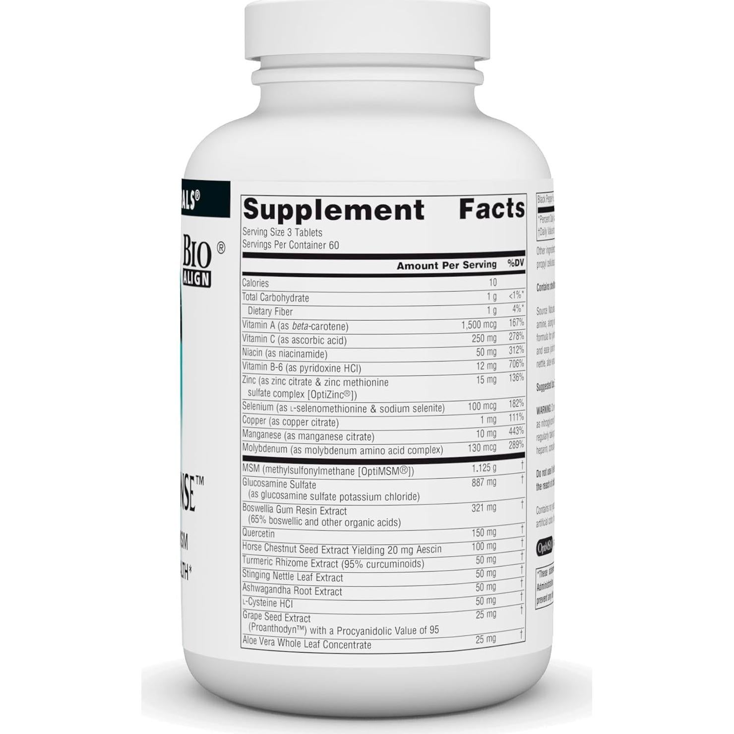 Suplemento Articular Source Naturals Ultra Joint Response 180 Tabletas