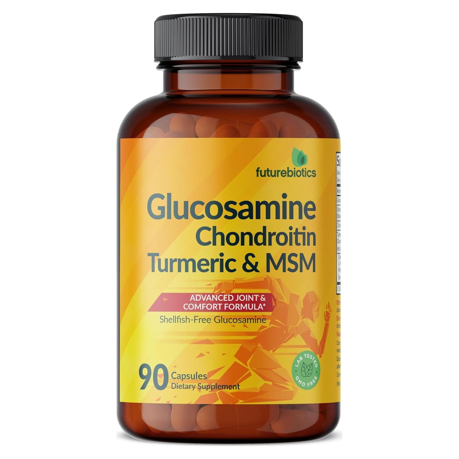 Fórmula Avanzada de Glucosamina y Condroitina Futurebiotics 90 Cápsulas