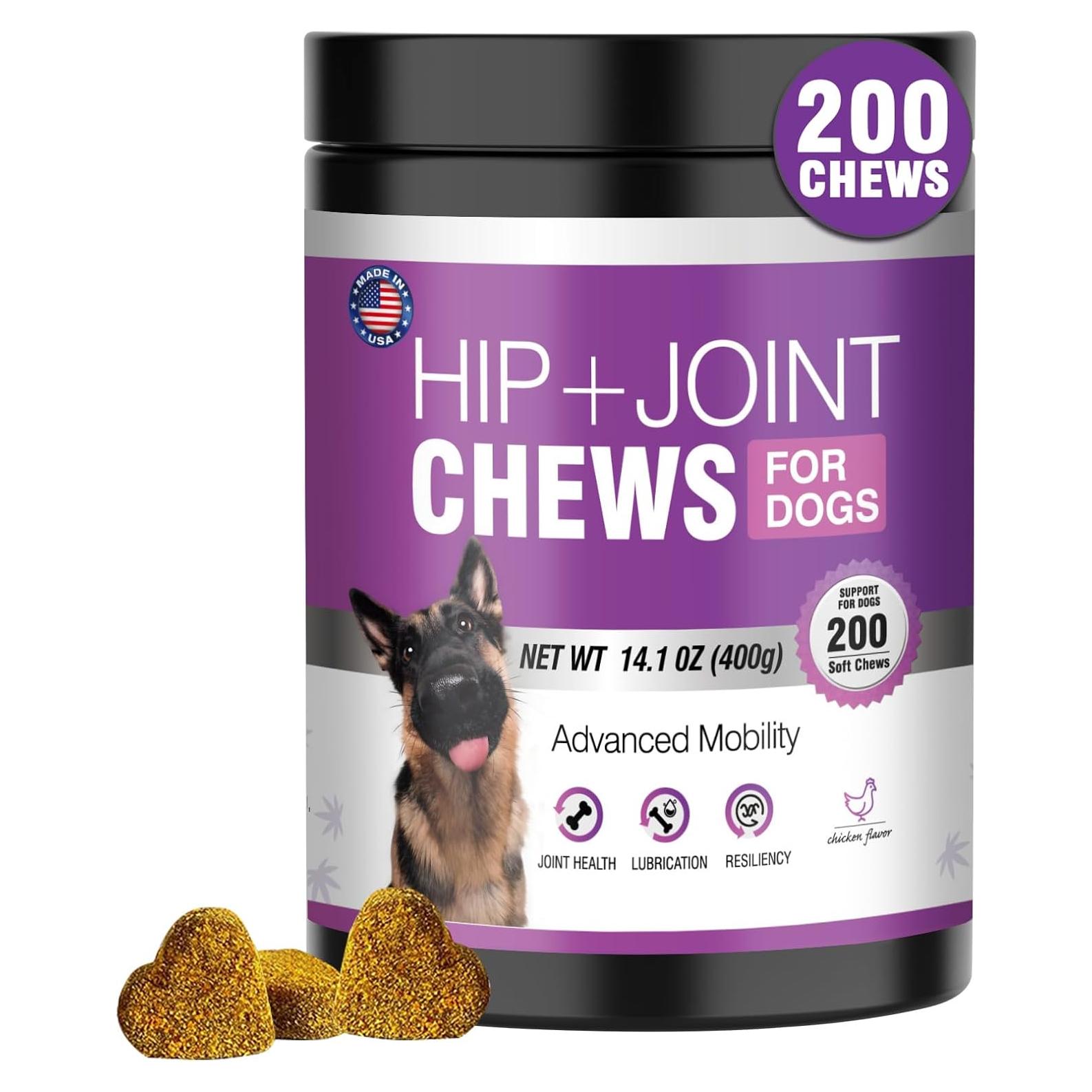 Glucosamina Masticable para Perros TTLXRL 200pcs Sabor Pollo