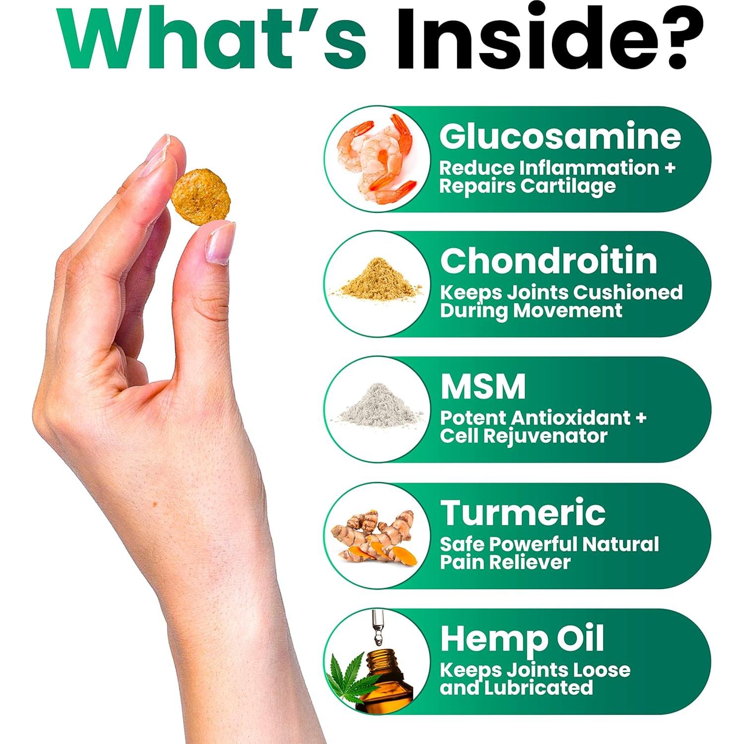 Suplemento de Caderas y Articulaciones Grateful Pawz 170 Golosinas