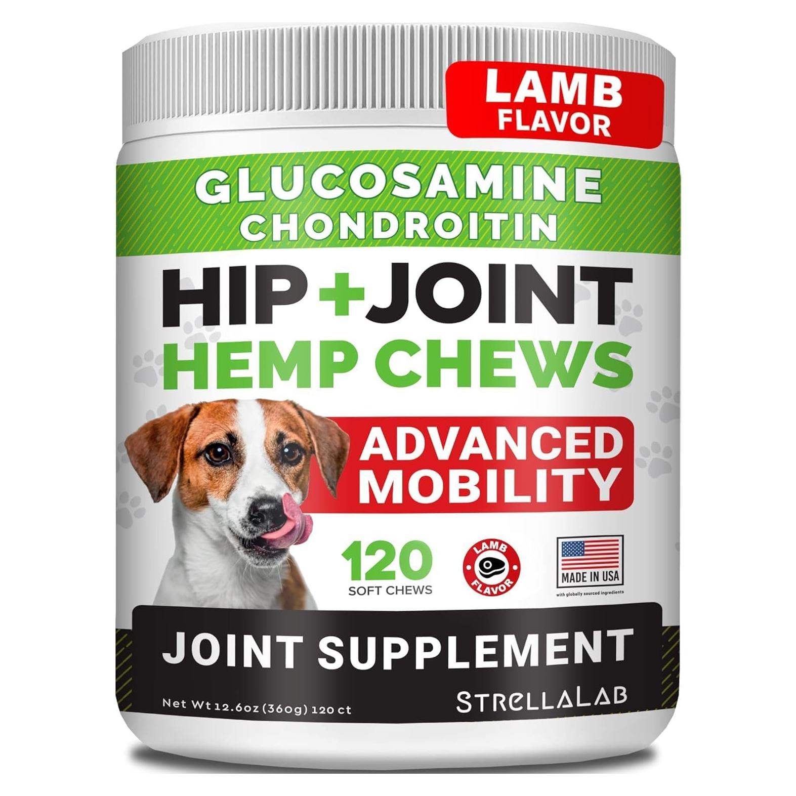 Suplemento para Articulaciones de Perro STRELLALAB 120 Golosinas Cordero