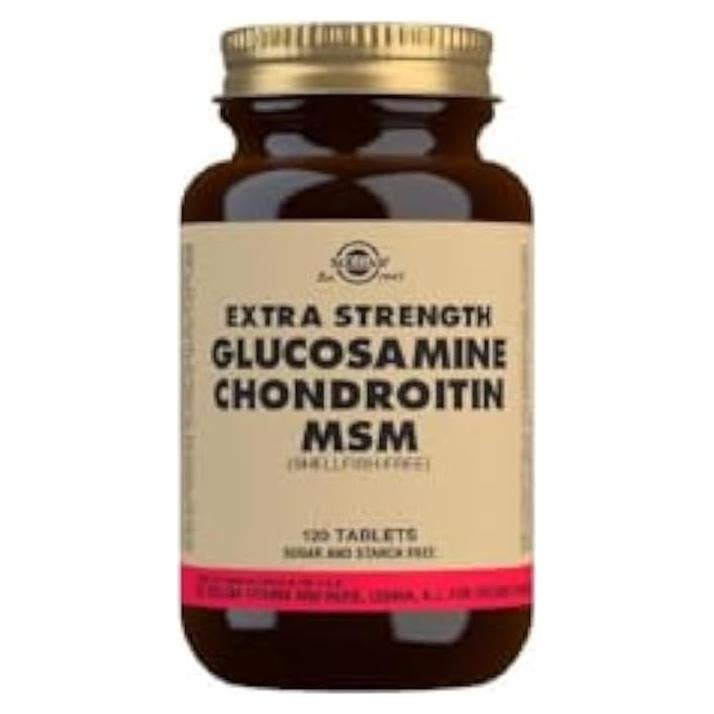 Solgar Glucosamina Condroitina MSM 120 Tabletas - Salud Articular