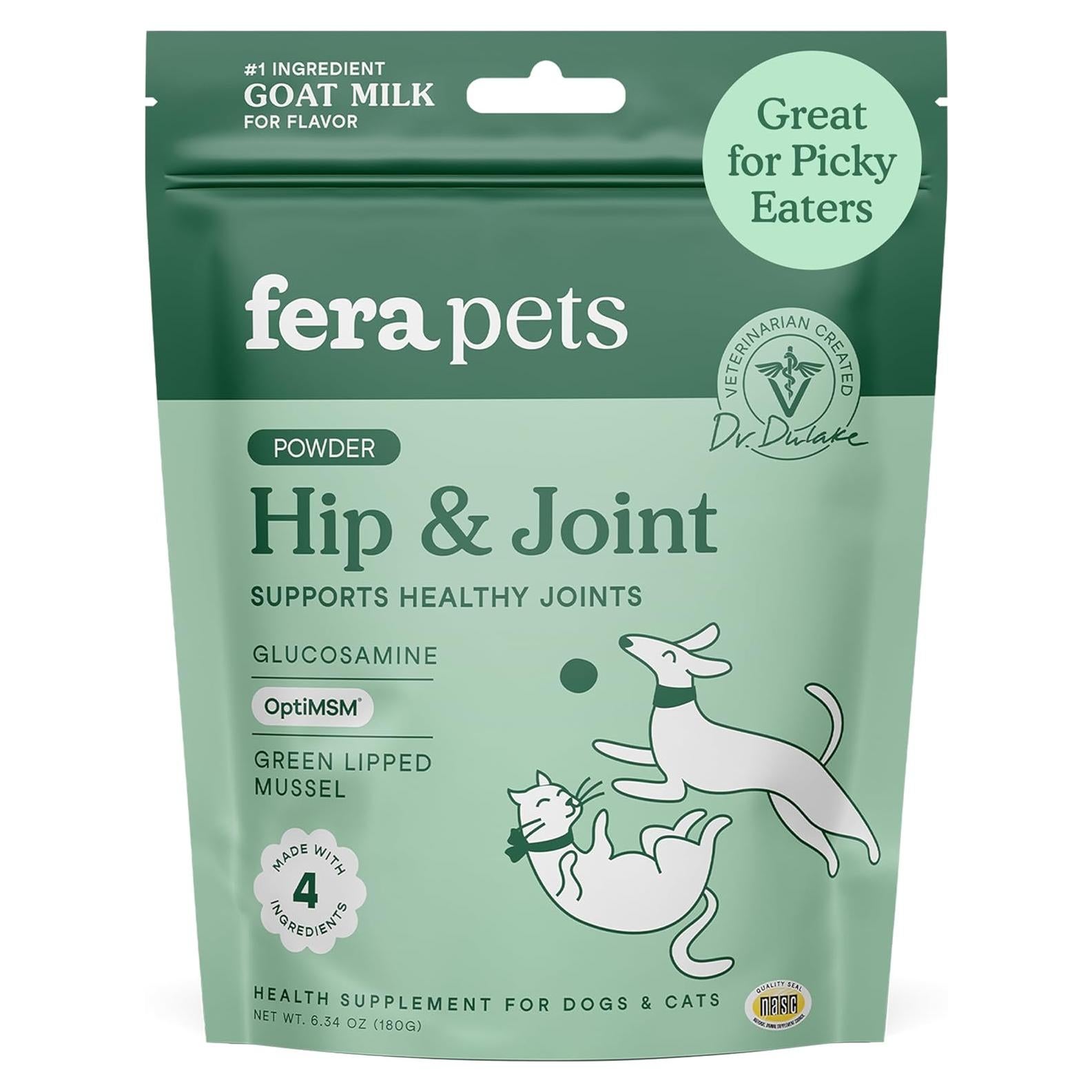 Suplemento Fera Pet Organics Leche de Cabra 60 Porciones