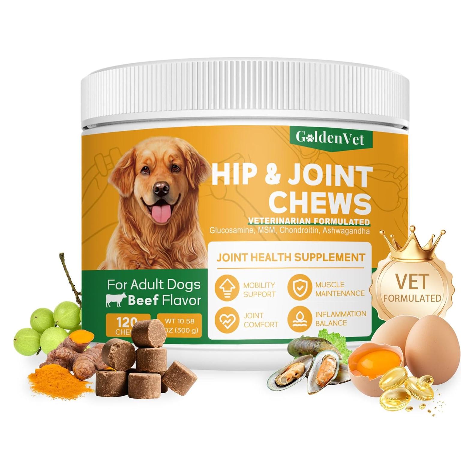 Masticables para Perros Mayores Cean Peak 120 Ct Glucosamina