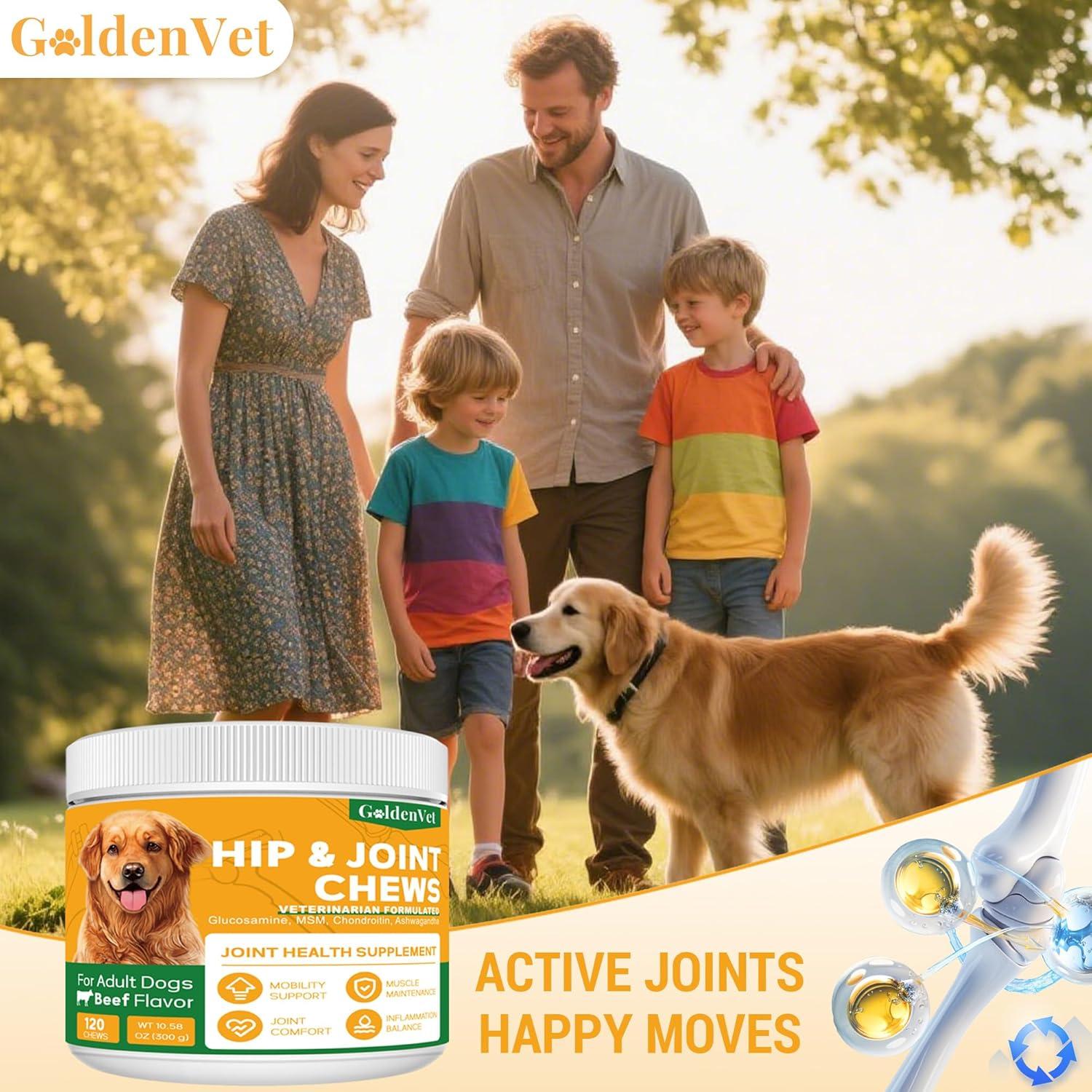 Masticables para Perros Mayores Cean Peak 120 Ct Glucosamina