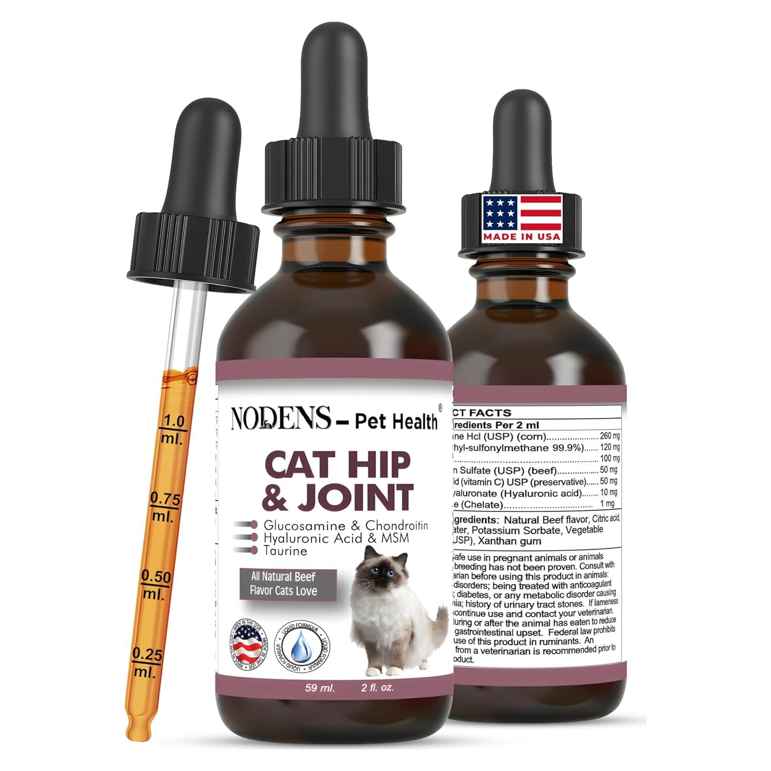 Suplemento Articular Líquido Nodens para Gatos 59ml - Glucosamina y Condroitina
