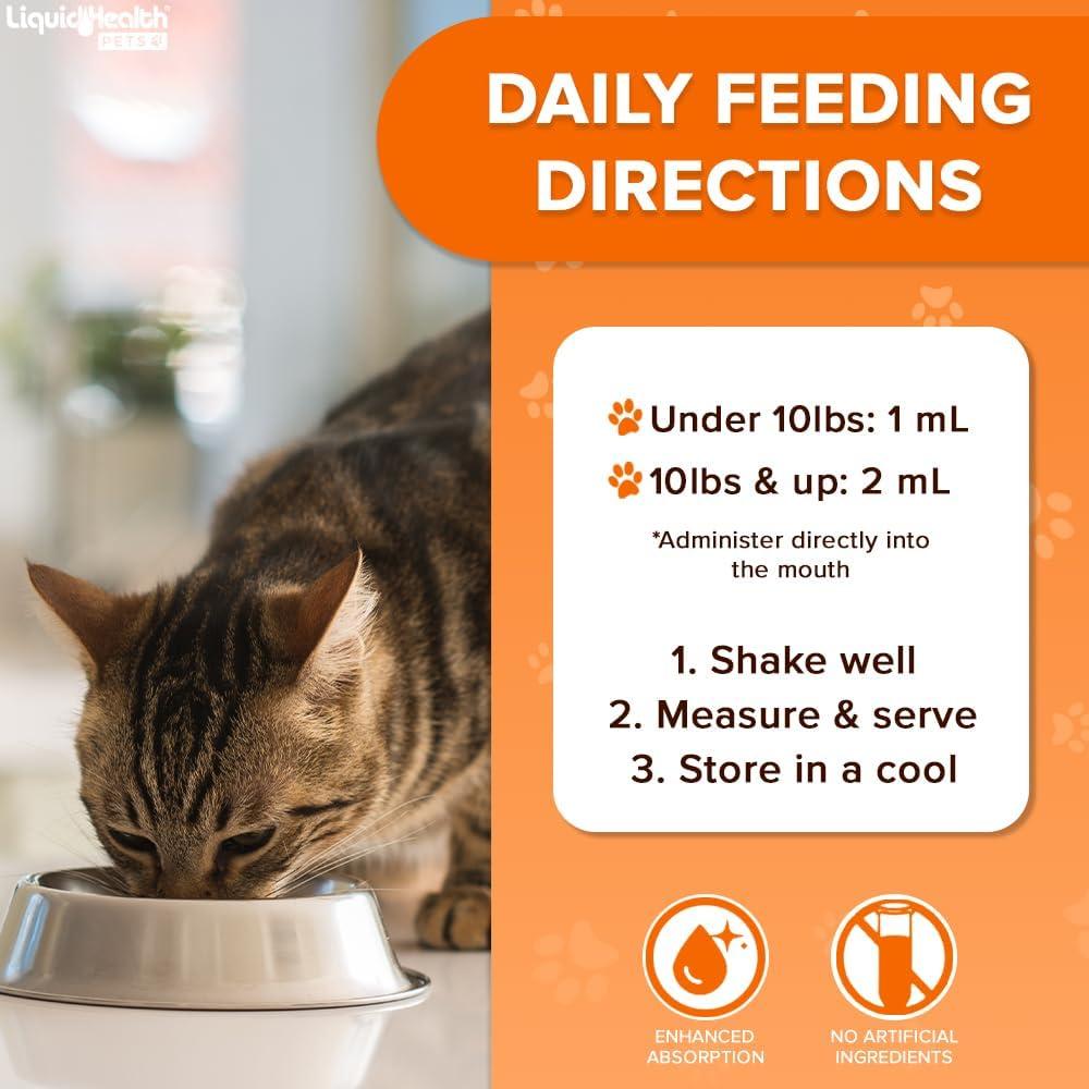 Gotas de Glucosamina Liquid Health para Gatos 59.15 ml