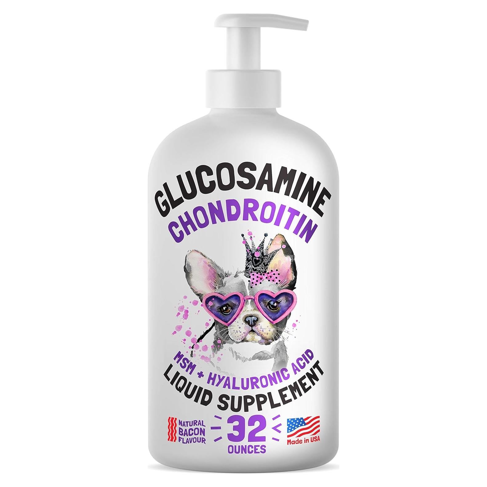 Glucosamina Líquida para Perros LEGITPET 0.95L Sabor Bacon
