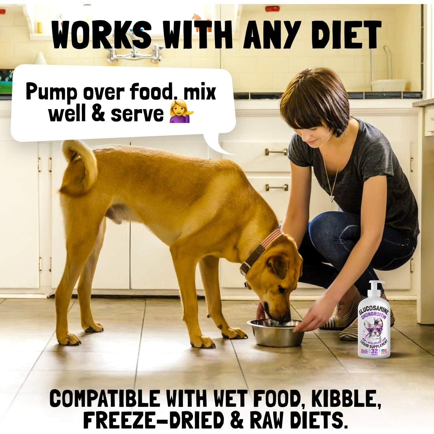 Glucosamina Líquida para Perros LEGITPET 0.95L Sabor Bacon