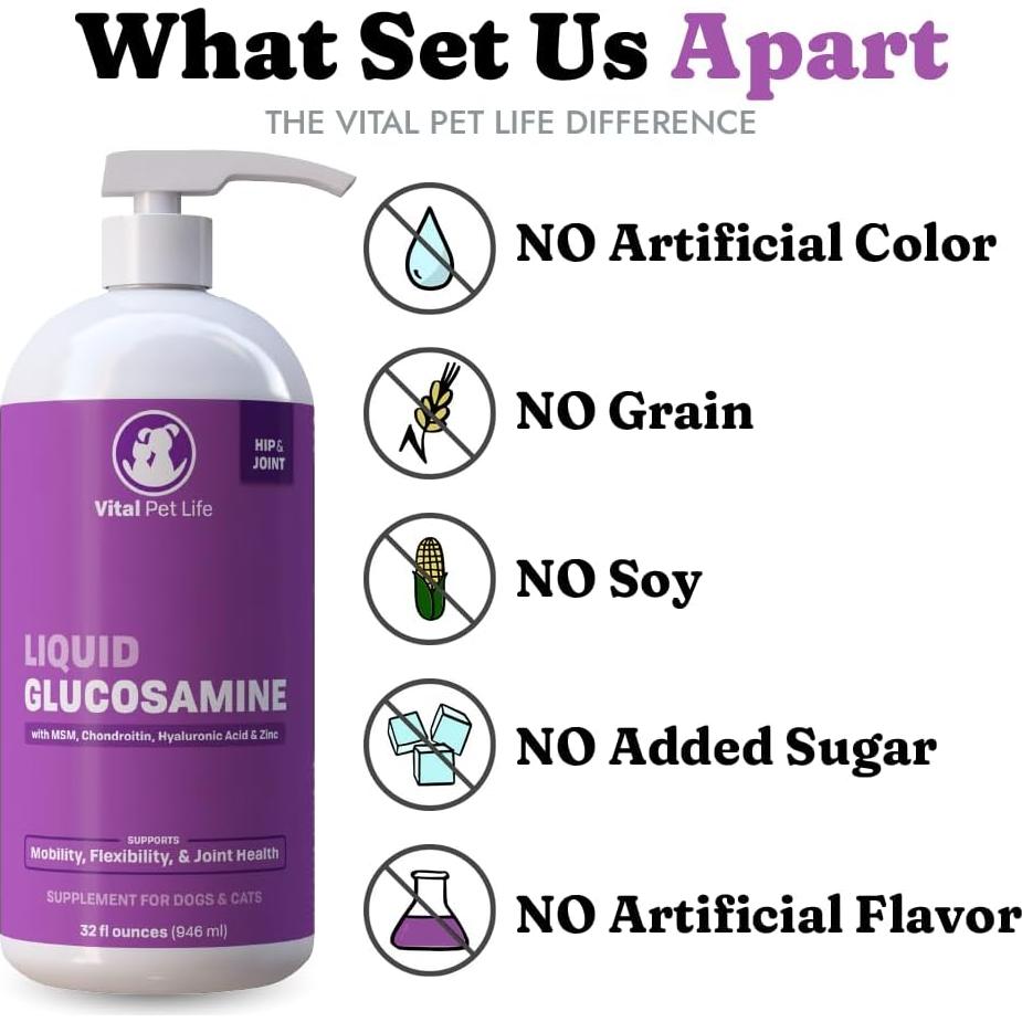 Suplemento Articular Vital Pet Life 30 Paquetes para Perros y Gatos