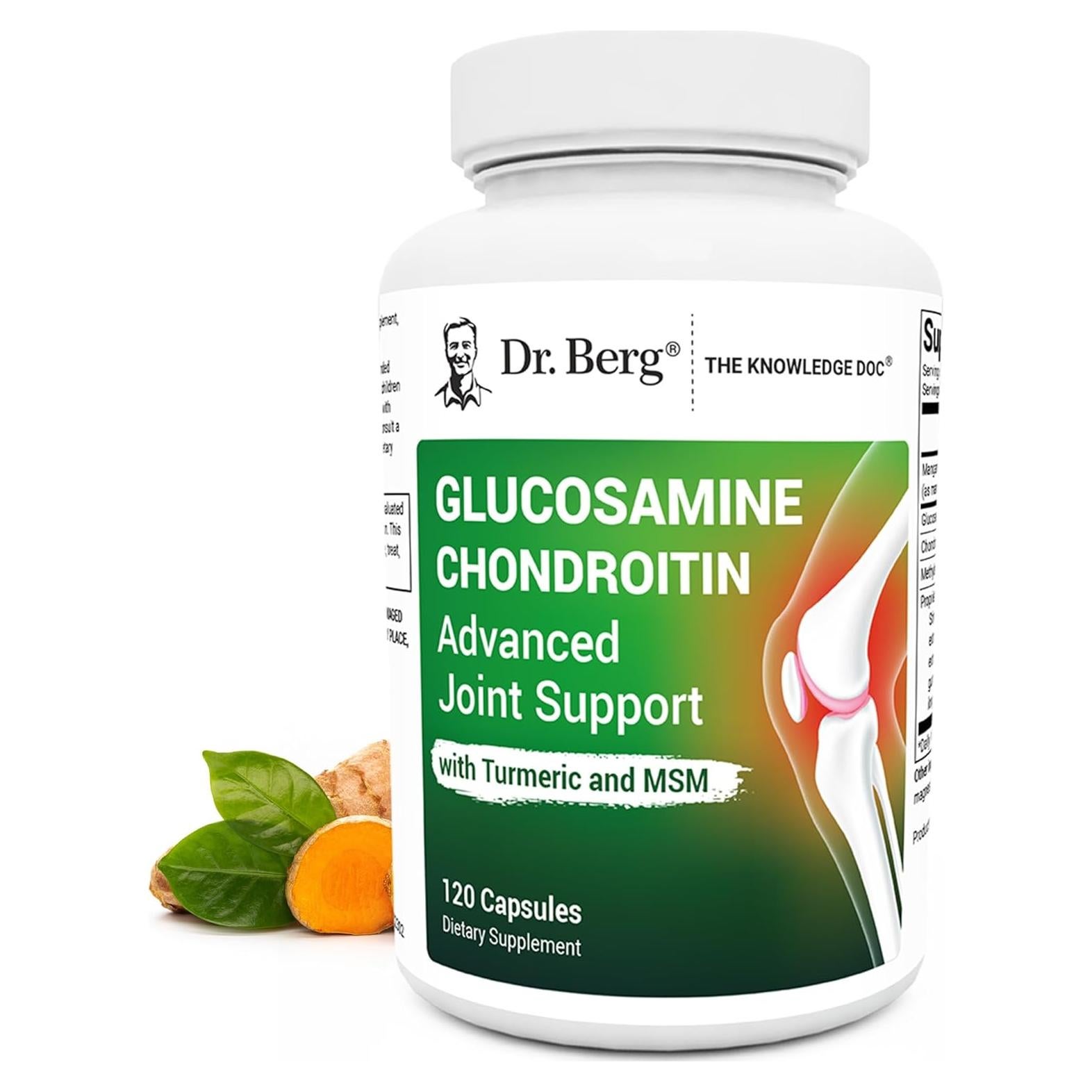 Suplemento Articulaciones Dr. Berg 1500 mg Glucosamina 120 Cápsulas