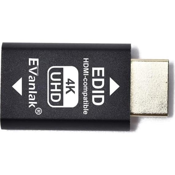 Emulador HDMI EDID Passthrough Evanlak 3ra Gen 4K 60Hz