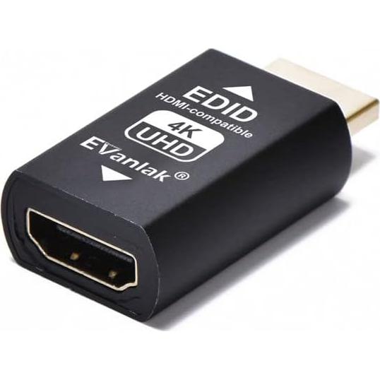 Emulador HDMI EDID Passthrough Evanlak 3ra Gen 4K 60Hz