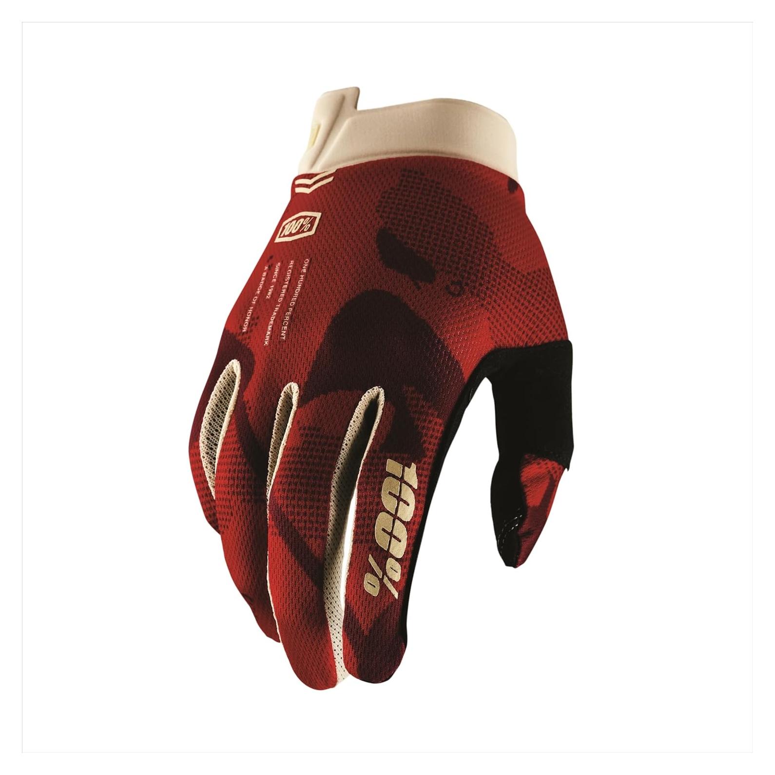Guantes de Motocross 100% Ridecamp - Adulto Pequeño Negro