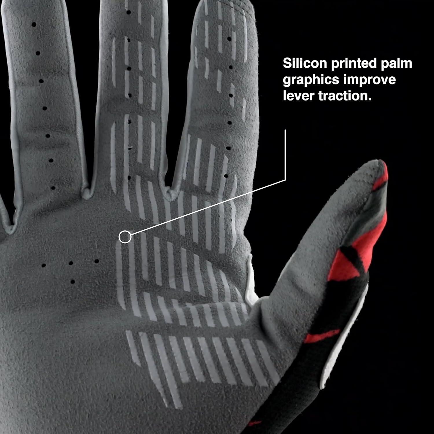 Guantes de Motocross 100% Ridecamp - Adulto Pequeño Negro