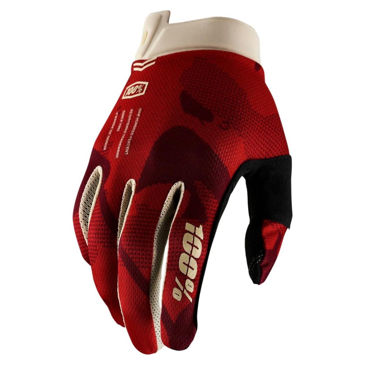 Guantes de Motocross 100% Ridecamp Pequeños Negros