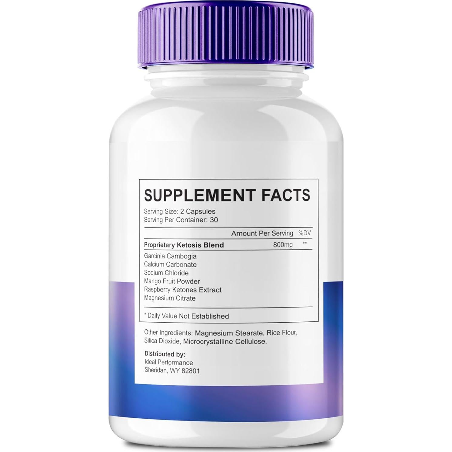 Cápsulas Acai Berry Extreme Keto 100% Naturales - 255g