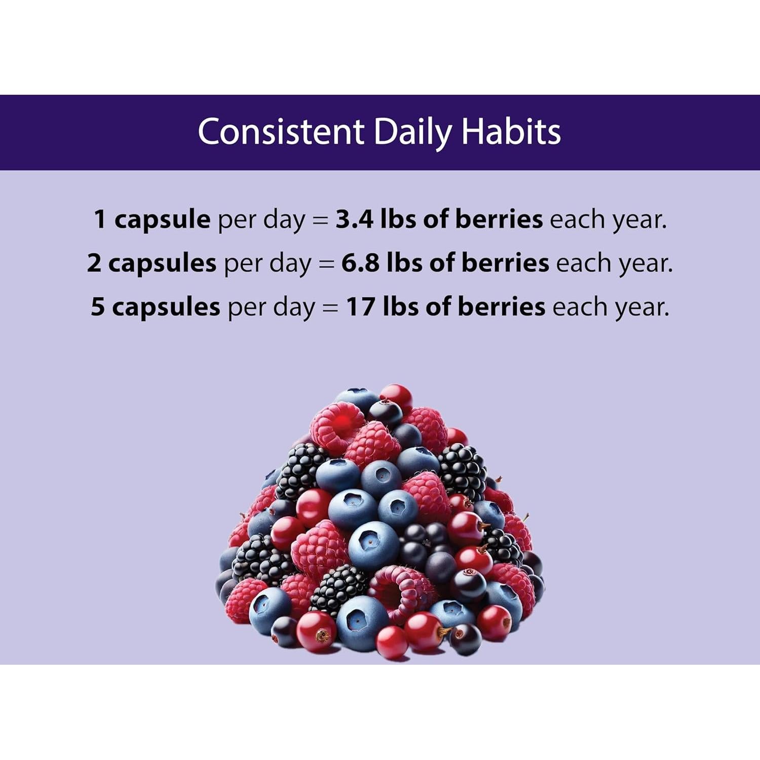 Cápsulas de Mezcla de Bayas Orgánicas KOYAH - 60 Unidades