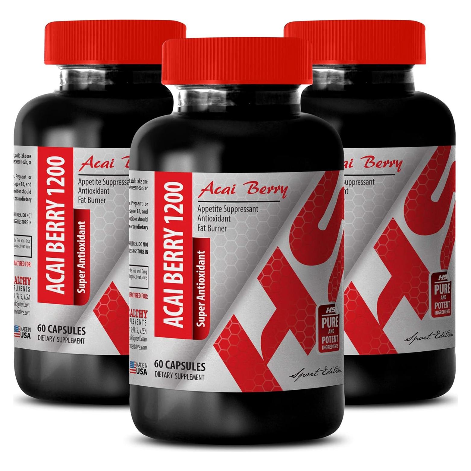 Complejo de Baya de Acai 3Bot - 226g - Suplemento Orgánico