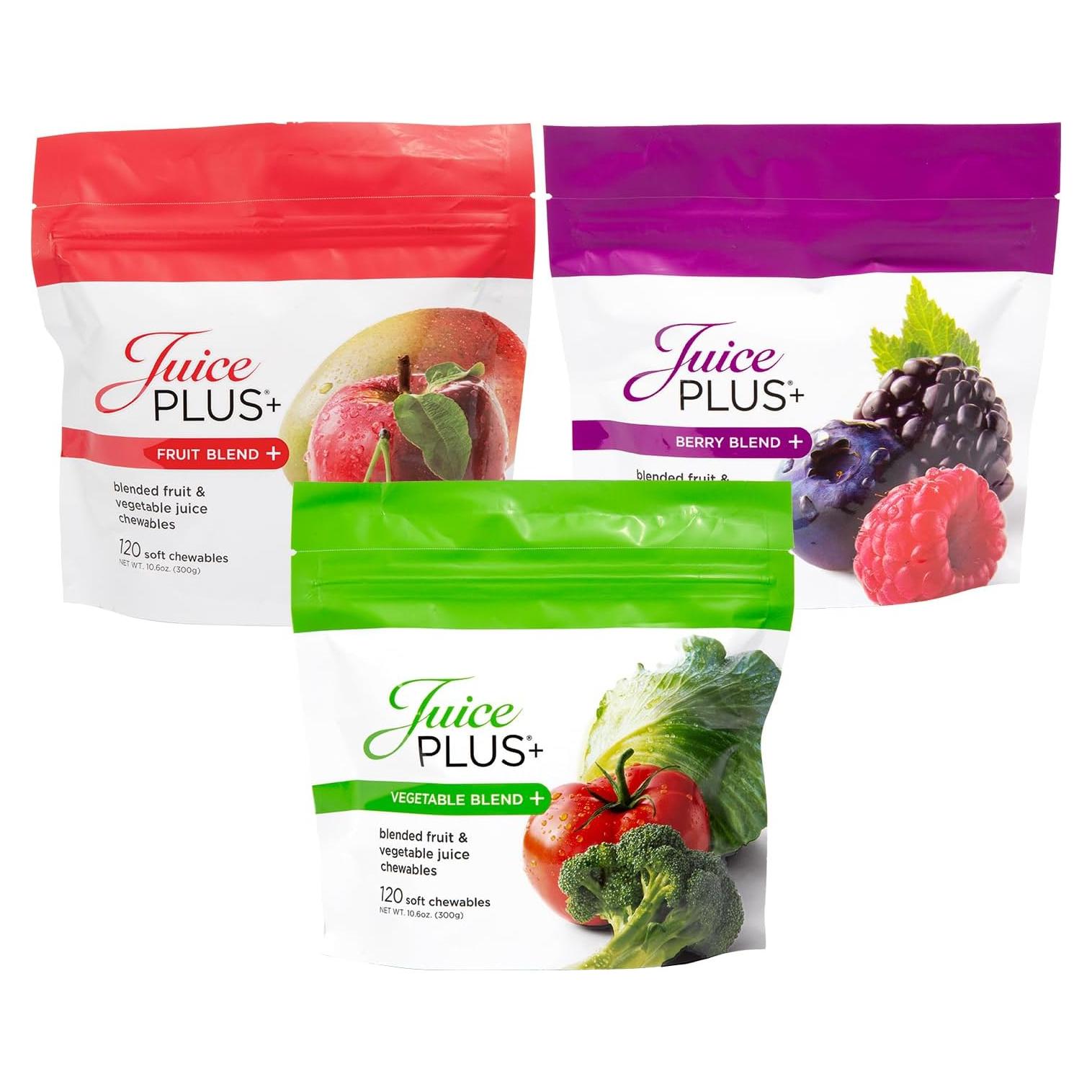 Gominolas Juice Plus+ Veganas de Frutas y Verduras - 120 Unidades