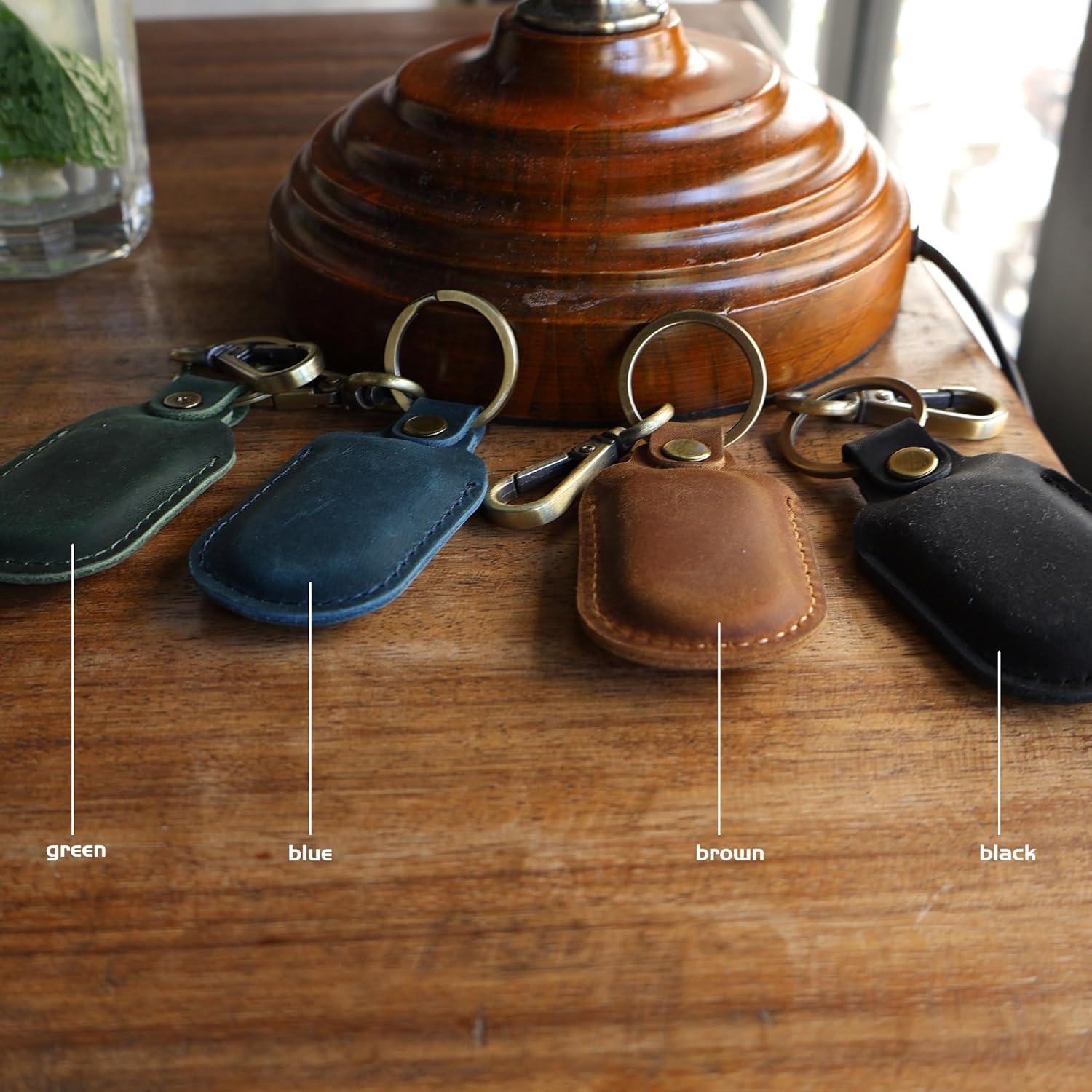 Funda de cuero para SmartTag 2 H Huaberich, protección total