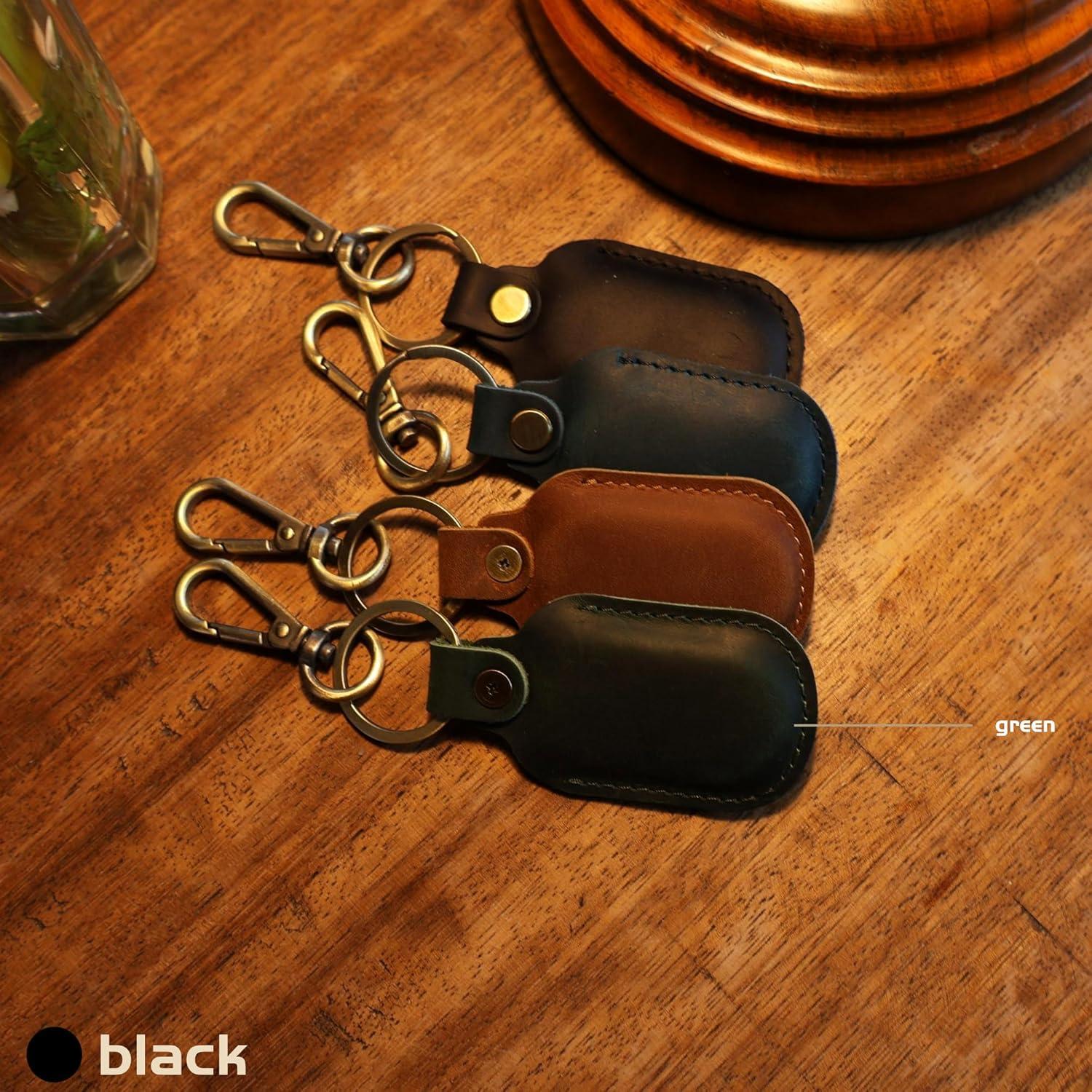 Funda de cuero para SmartTag 2 H Huaberich, protección total