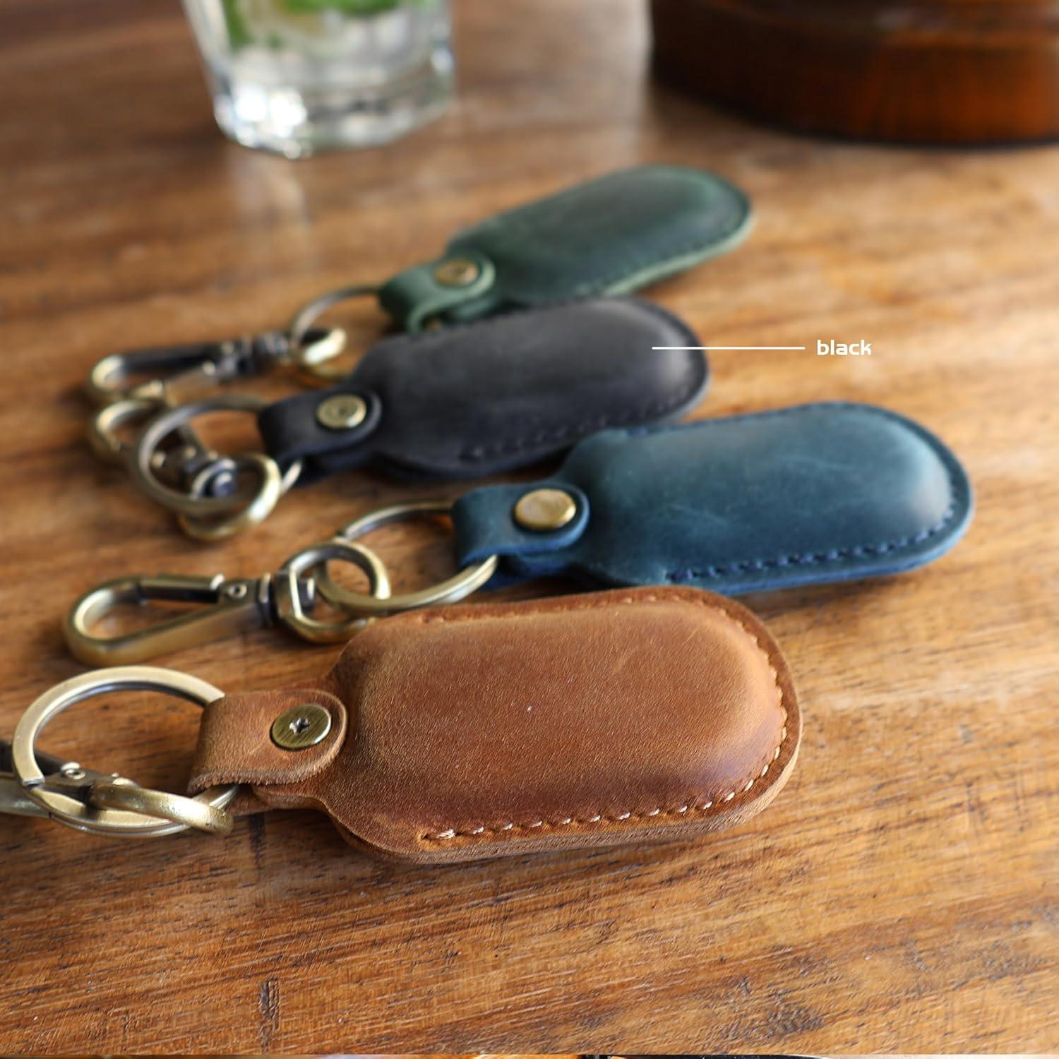 Funda de cuero para SmartTag 2 H Huaberich, protección total