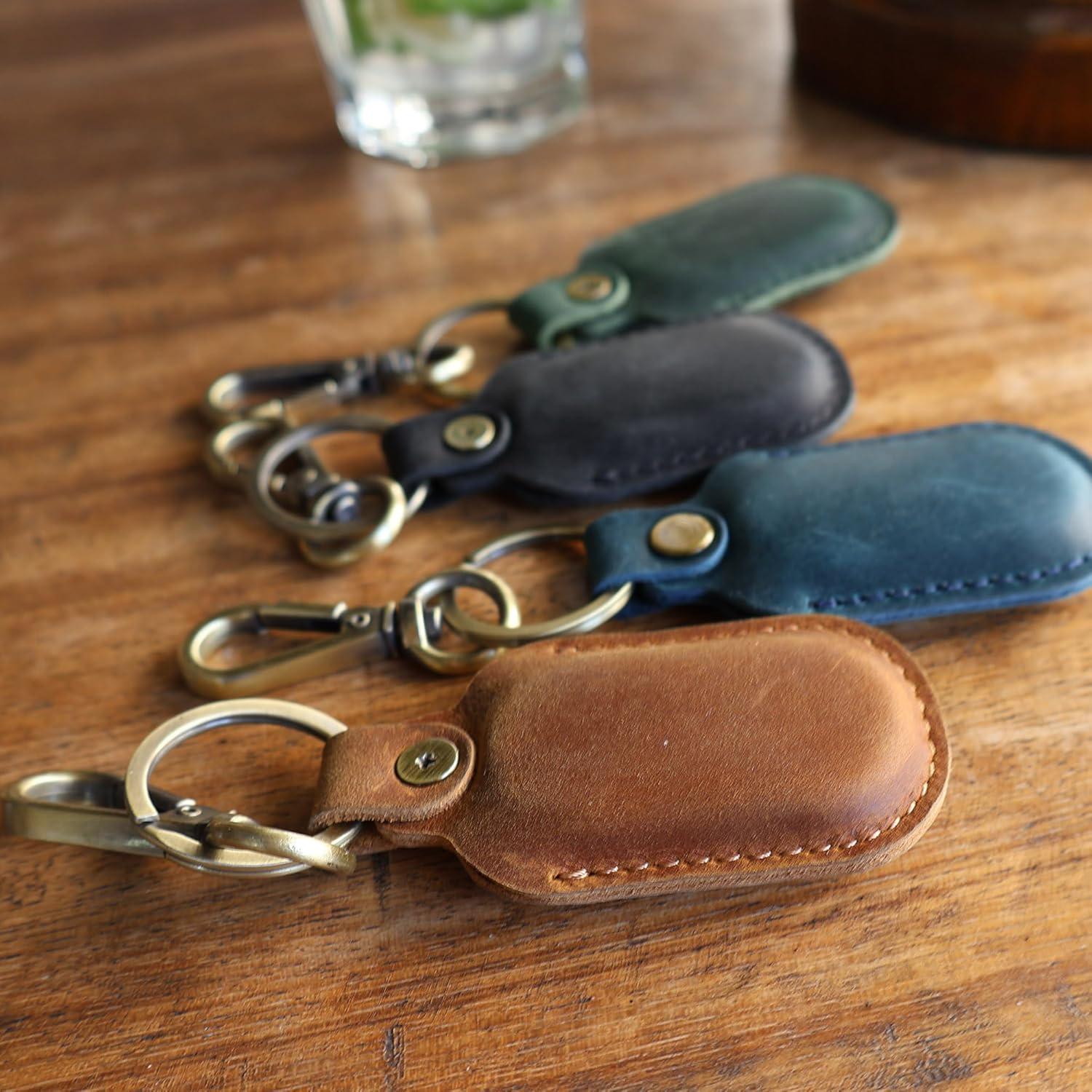 Funda de cuero para SmartTag 2 H Huaberich, protección total