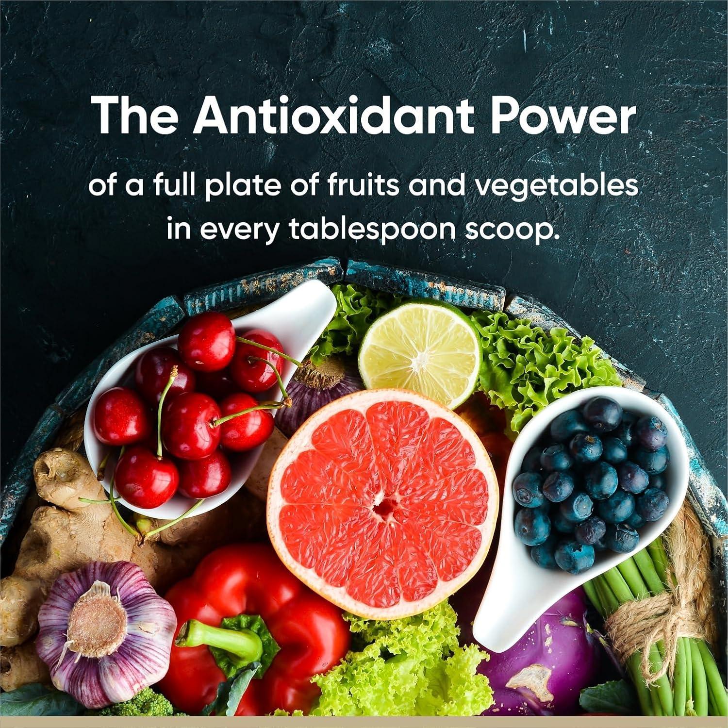 Whole5 Polvo de Superalimento Antioxidante 450g - Acai, Cacao, Canela