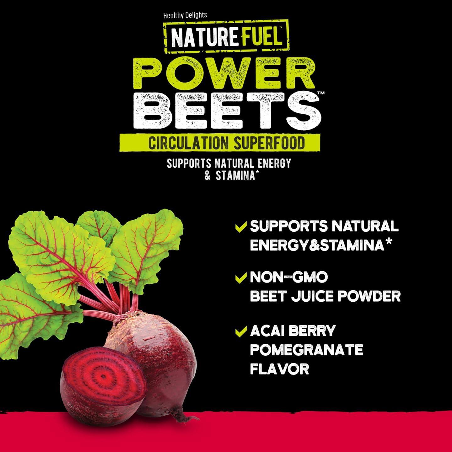 Polvo de Remolacha Nature Fuel Power 200g - Suplemento Energético Vegano