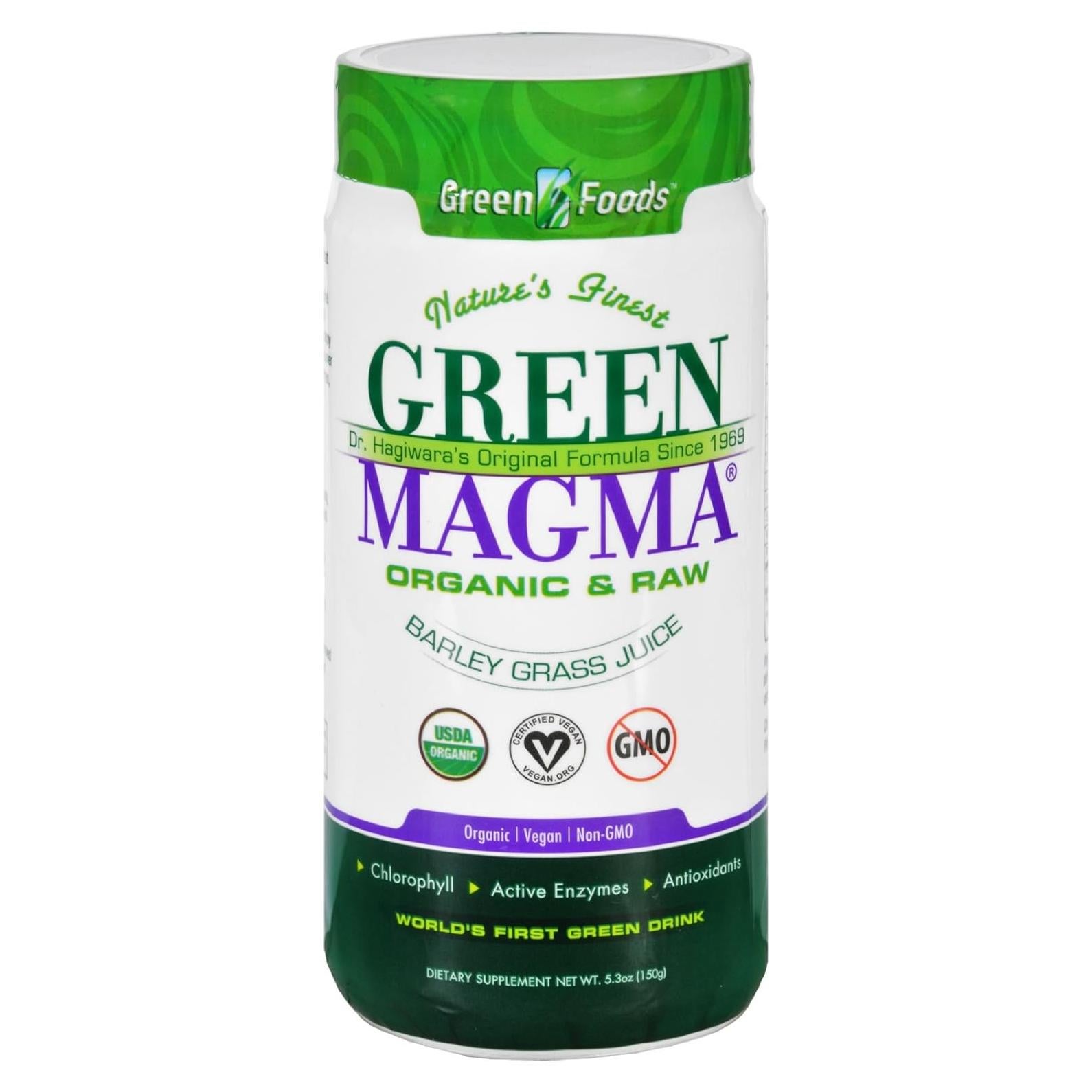 Suplemento de Pasto de Cebada Green Foods Green Magma 150g