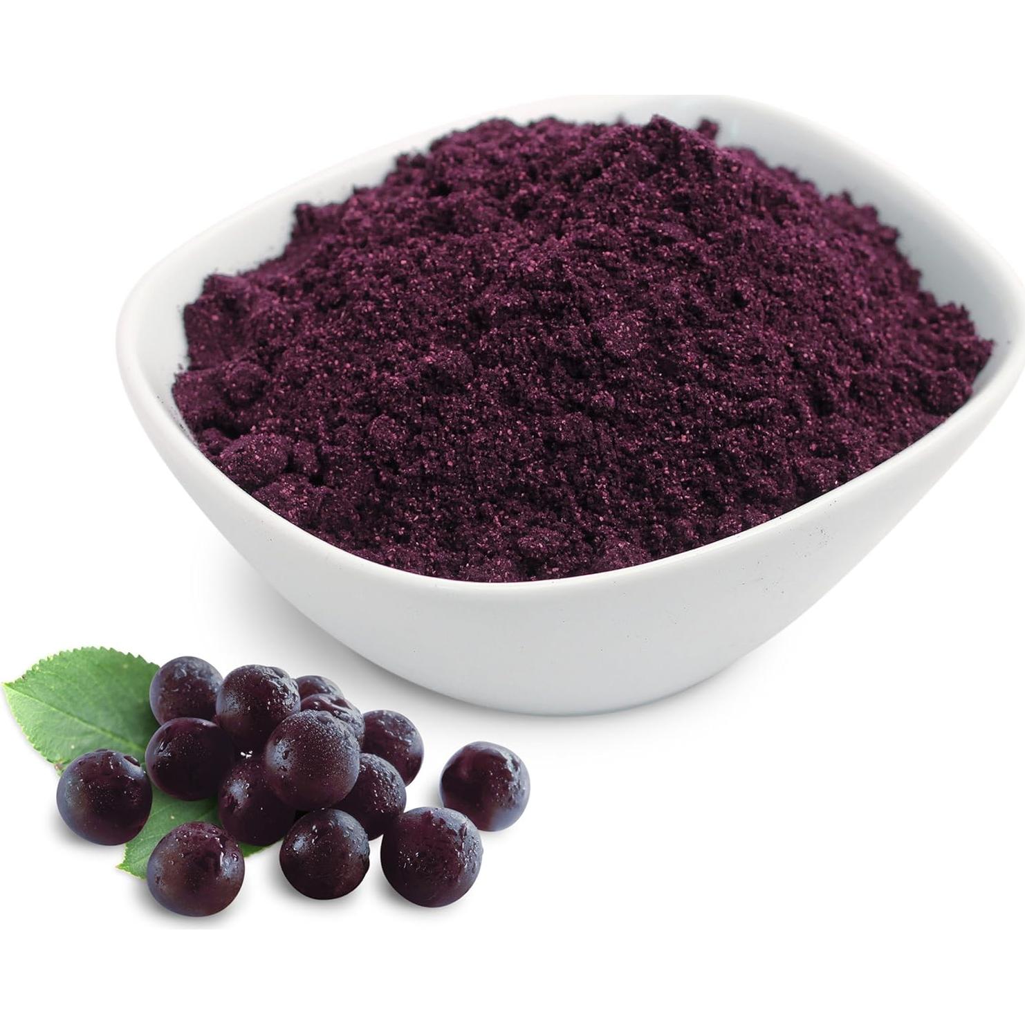 Polvo de Maqui Orgánico Sunfood 113.4 g - Antioxidantes para Batidos