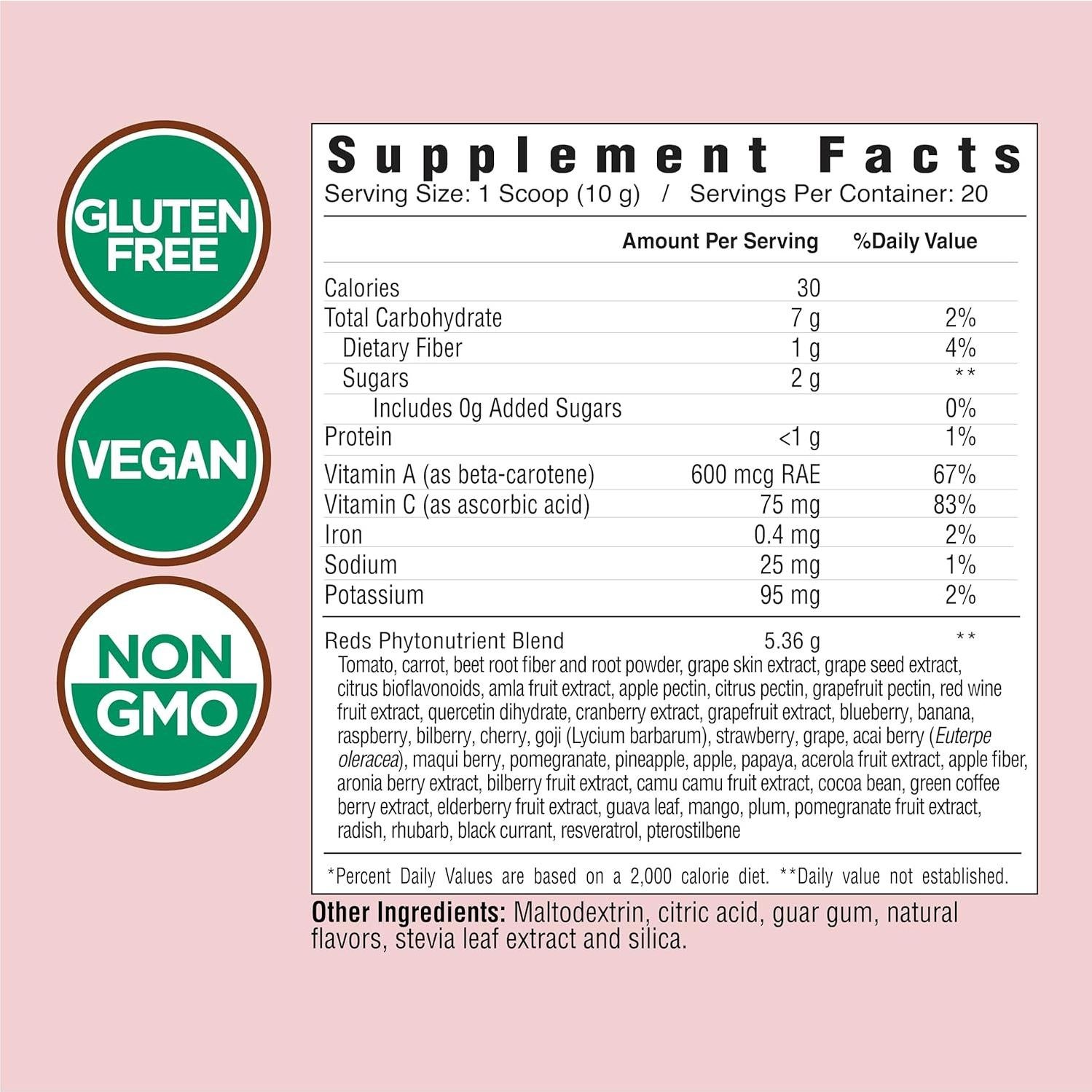 Country Farms Super Reds 200g - Superalimento Antioxidante Sabor Bayas