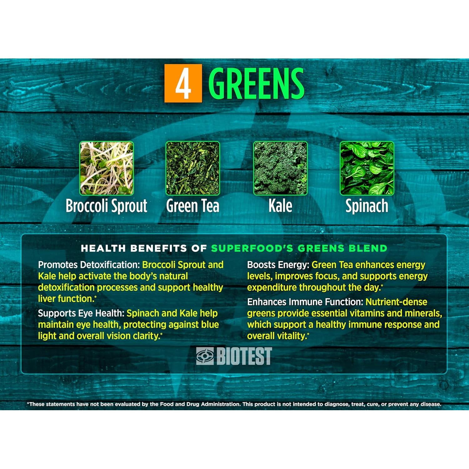 Biotest Superfood 18 Berries y Verduras Liofilizadas 150 g