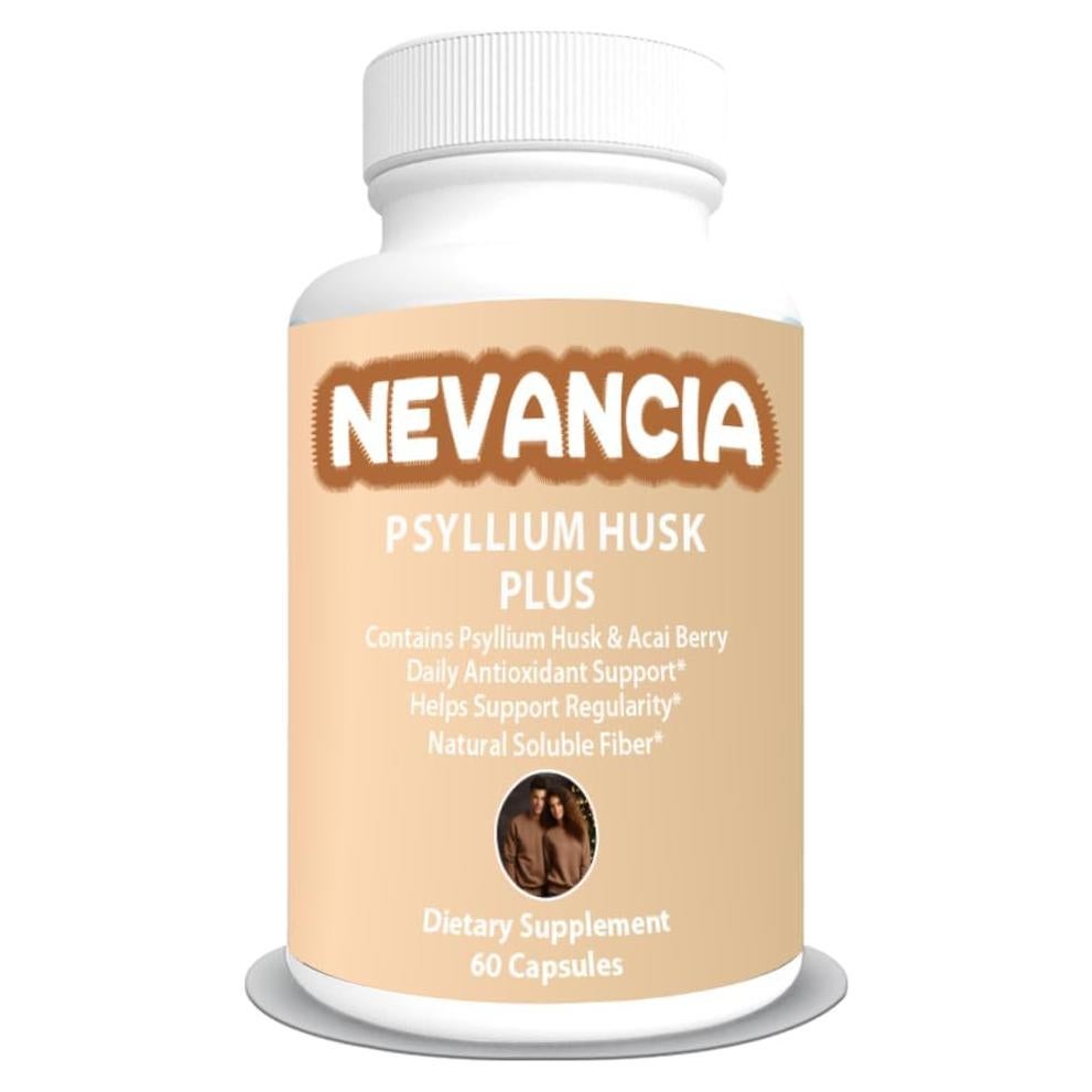 Cápsulas de Psyllium Husk Remedatech - 60 unidades, fibra prebiotica