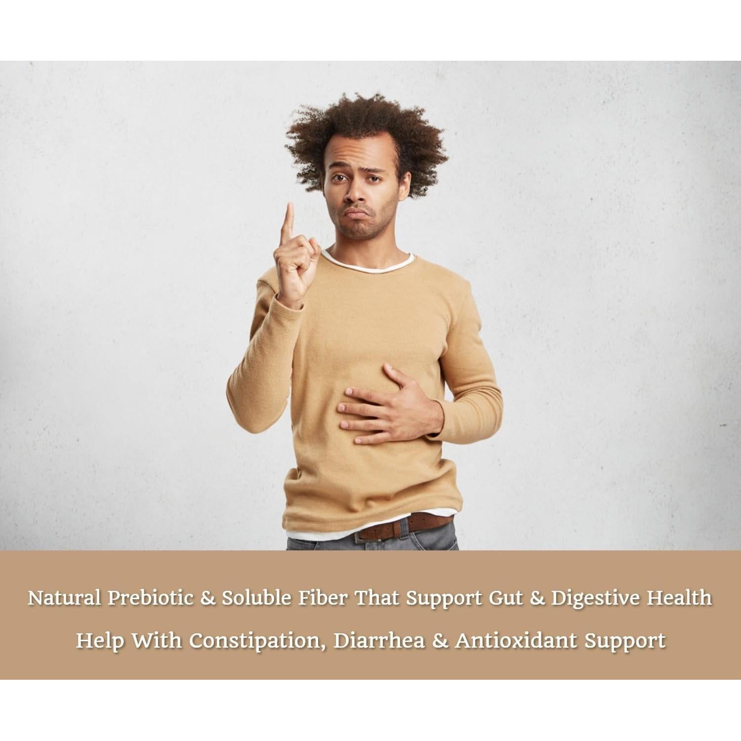 Cápsulas de Psyllium Husk Remedatech - 60 unidades, fibra prebiotica