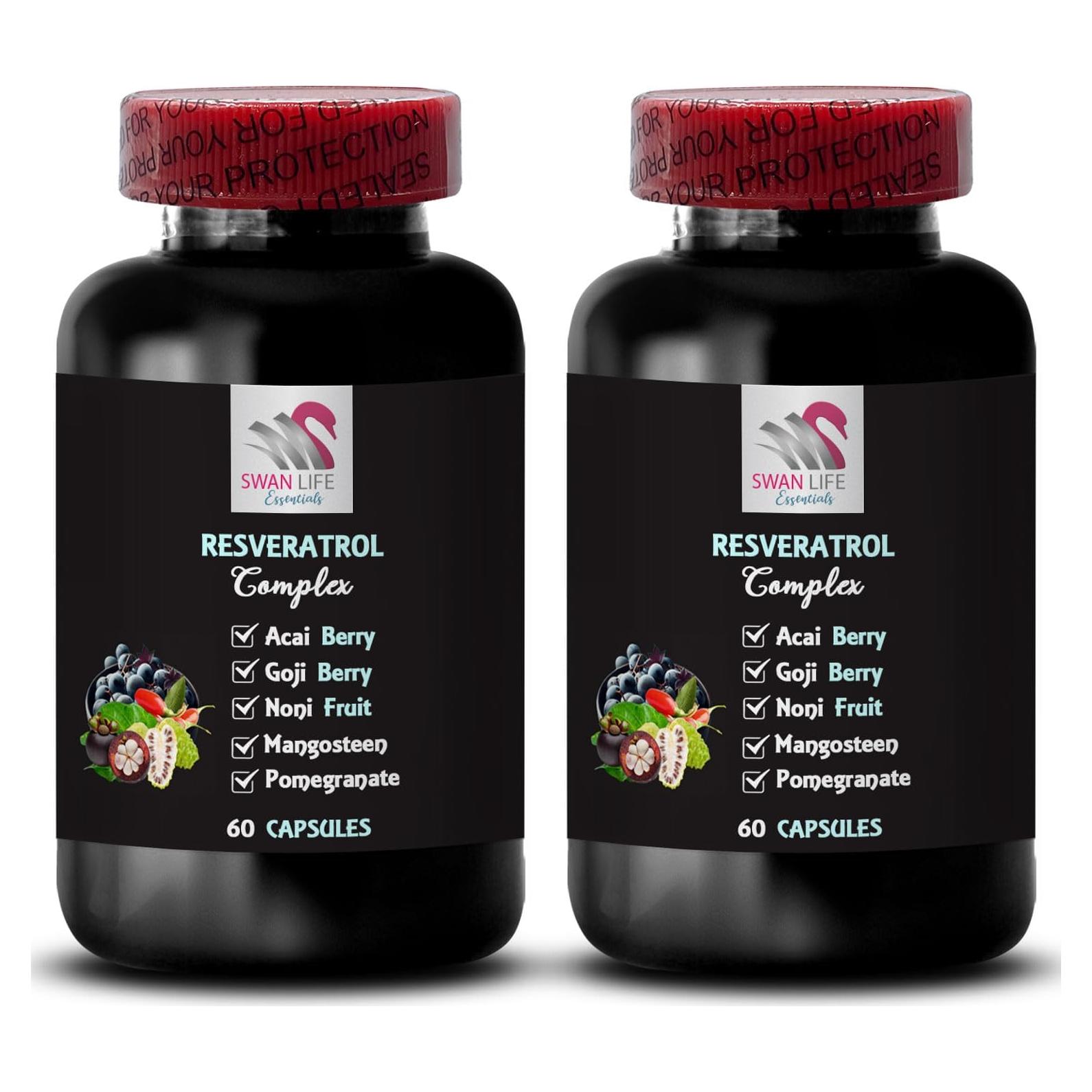 Suplemento Antioxidante Resveratrol SWAN LIFE 240 Cápsulas
