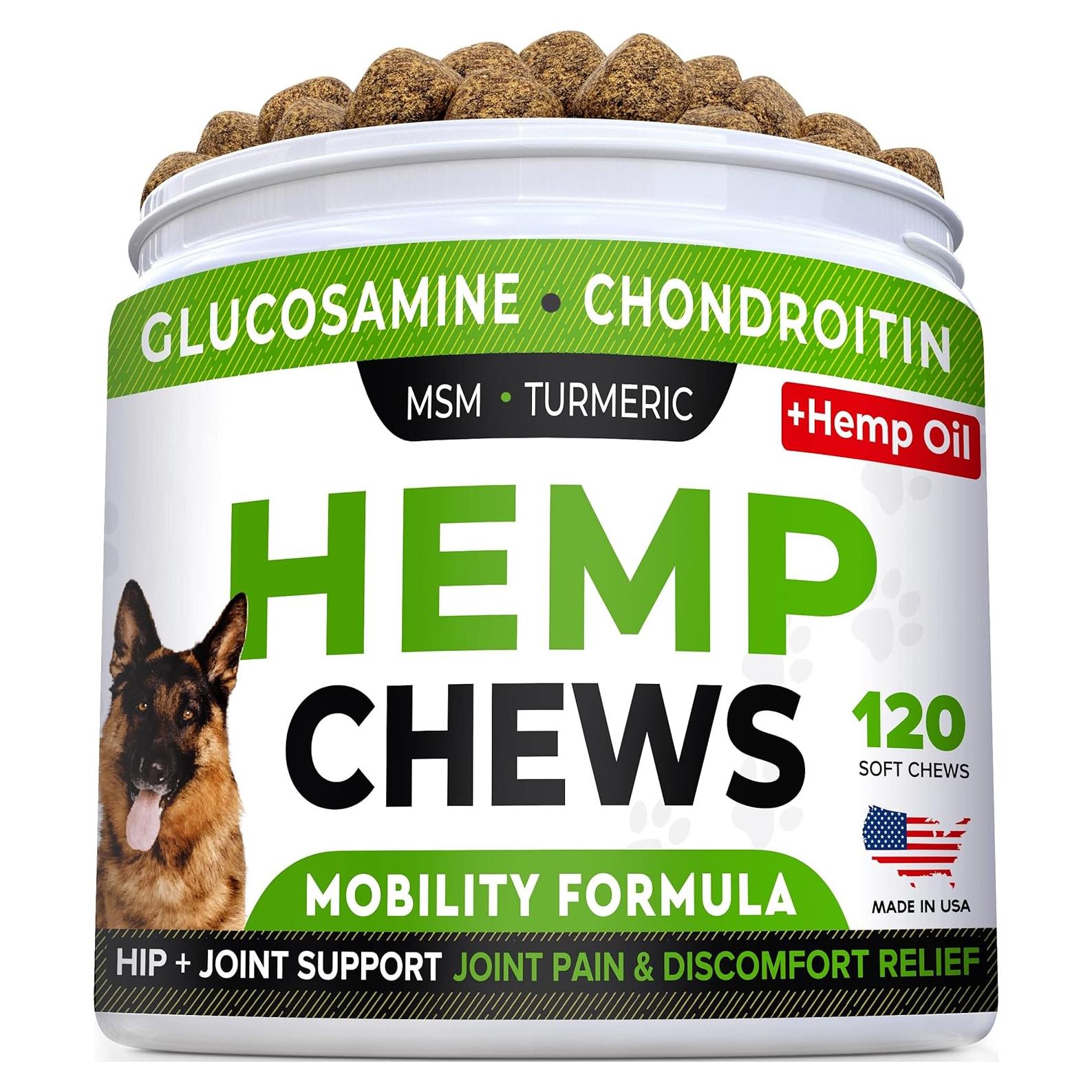 Golosinas de Cánamo STRELLALAB para Perros 120 Masticables