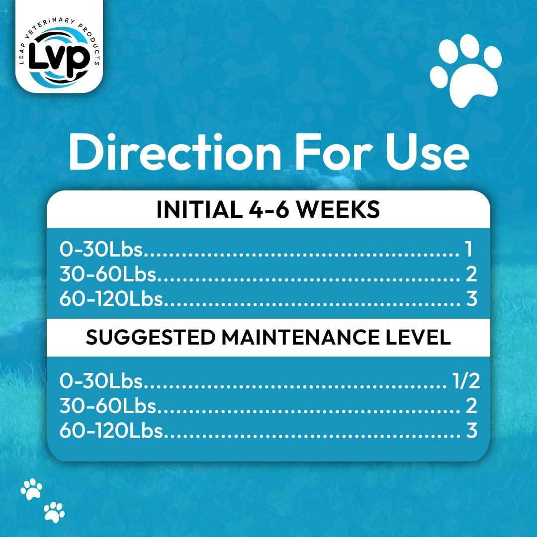 Suplemento Articular para Perros Leap - Galletas de Aceite de Krill y Glucosamina (90 unidades)