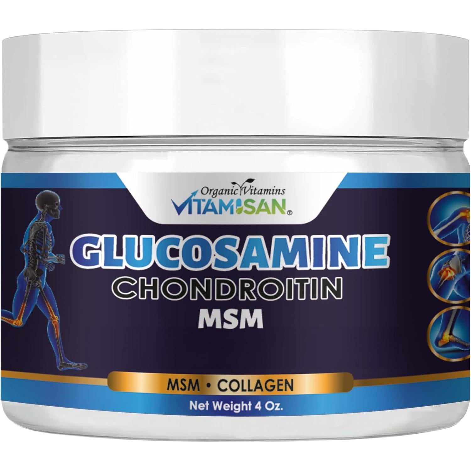 Crema de Glucosamina y Colágeno Vitamisan 226.8 g
