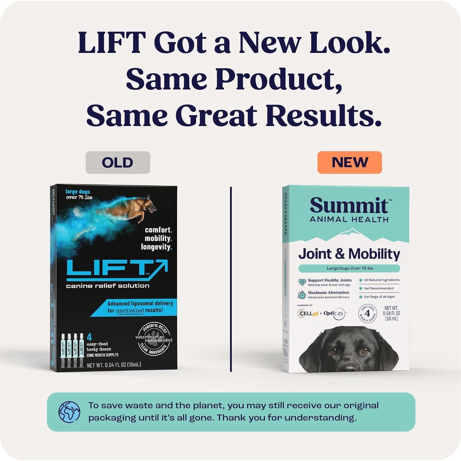 Suplemento Articular Líquido Summit para Perros Grandes 34+ kg